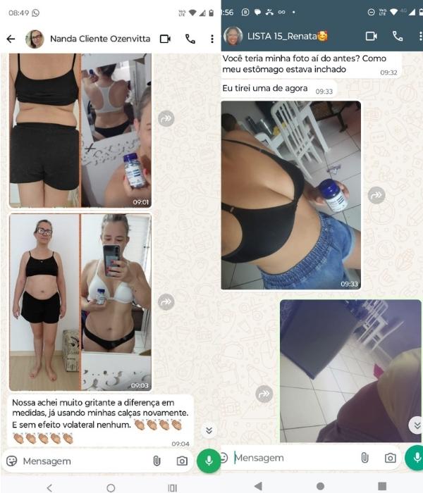 Print de conversa sobre OzenVitta
